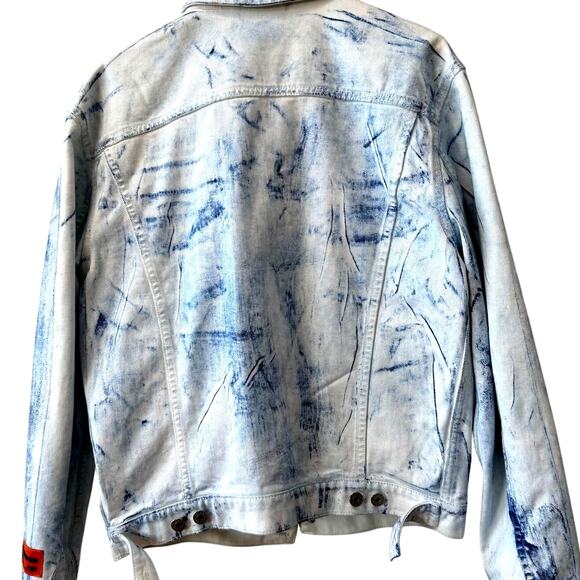 HERON PRESTON: Men's Overdyed Button Up Denim Jacket - S - Picture 2 of 13